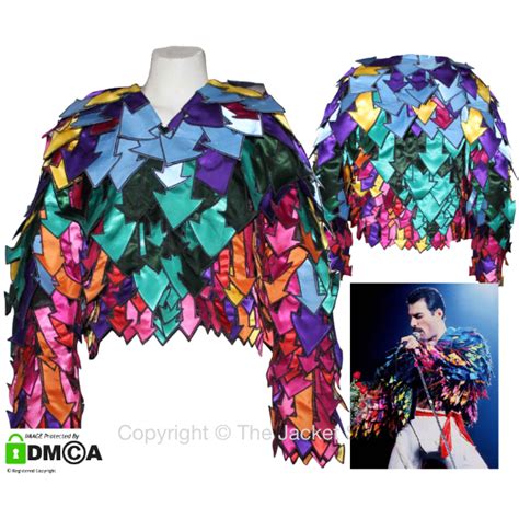 replica freddie mercury jacket|freddie mercury arrow jacket.